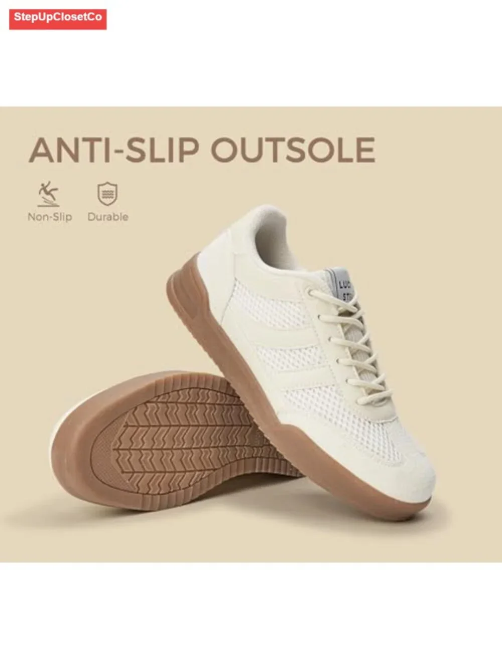 Retro Fashion Sneakers Classic Mesh Gum Sole Tennis Walking Running Shoes
